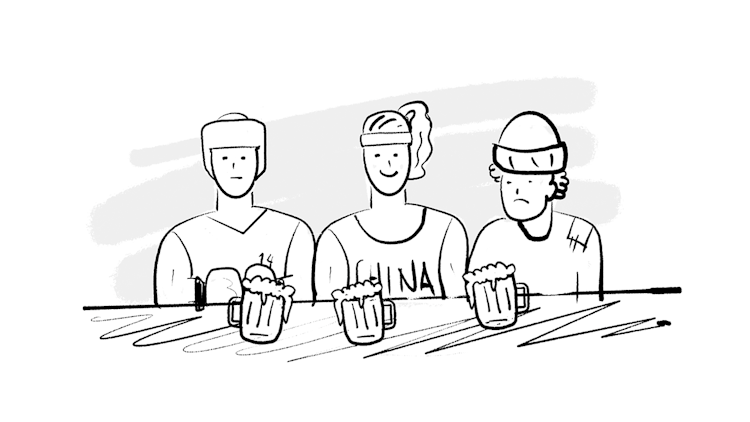 3 Guys in a Bar