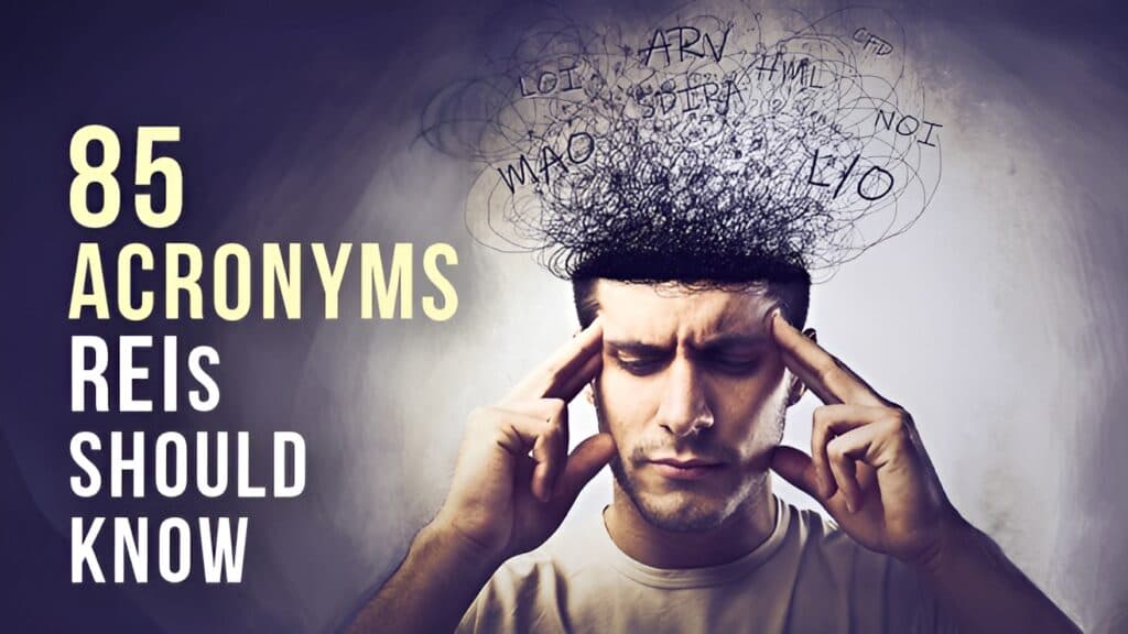 85 Acronyms REI Should Know